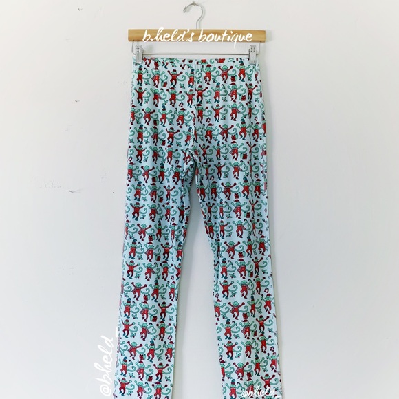 Roller Rabbit Monkey Mas Pajamas in Mint Green Size X-Small (XS) Brand New NWT - Picture 9 of 16